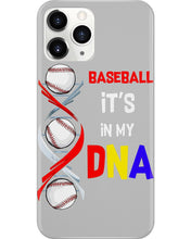 Load image into Gallery viewer, Baseball Be My DNA Gift For Sport Lovers Phone case
