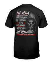 Load image into Gallery viewer, Mi Vida Mis Decidiones Mis Errores Mis Problems Mis Leciones Guys Tee
