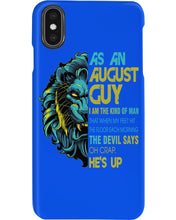 Load image into Gallery viewer, As An August I Am The Kind Of Man Lion Birthday Gift Phone case
