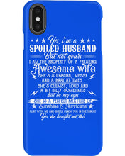 Load image into Gallery viewer, Shes Stubborn Messy And A Brat At Times Black Gift For Husband Phone case
