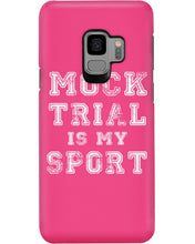 Load image into Gallery viewer, Pink Phone Case Mock Trial Is My Sport Gift For Paralegal Phone case
