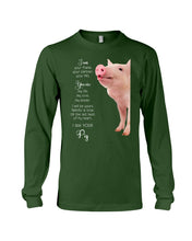 Load image into Gallery viewer, Pig I'm Your Friend Gift For Pig Lovers Unisex Long Sleeve
