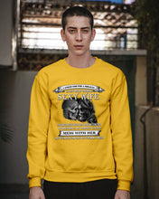 Load image into Gallery viewer, Shes Stubborn Messy And A Brat At Times Black Gift For Husband Sweatshirt
