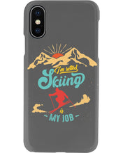Load image into Gallery viewer, I'm Retired Skiing Is My Job Mountainous Terrain Phone case
