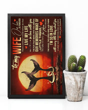 Load image into Gallery viewer, Gift For Wife Live My Life In Love With You   Custom Design Vertical Poster
