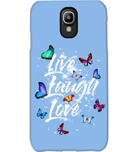 Load image into Gallery viewer, Butterfly Live Laugh Love Gift For Lover Phone case

