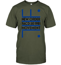 Load image into Gallery viewer, New Order Facd 501981 Movement Simple Unique Custom Design Guys Tee
