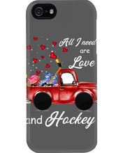 Load image into Gallery viewer, All I Need Are Love And Hockey Gift For Hockey Players Phone case
