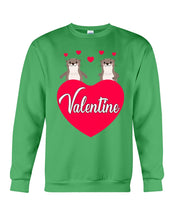 Load image into Gallery viewer, Couple Otter Valentine's Day Gift For Otter Lovers Sweatshirt
