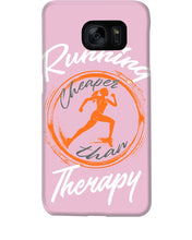 Load image into Gallery viewer, Running Cheaper Than Therapy Gift For Running Lovers Phone case

