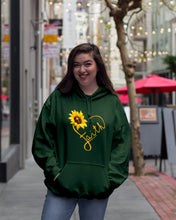 Load image into Gallery viewer, Black Phone Case Sunflower Faith Gift For Christians Hoodie
