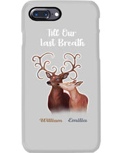 Load image into Gallery viewer, Custom Name Deers Gift For Boyfriend Till Our Last Breath Phone case
