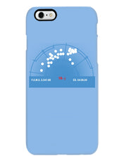 Load image into Gallery viewer, Pinpoint The Location In The Space Blue Phone case
