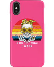 Load image into Gallery viewer, I Do What I Want Skull Sunflower Special Custom Design Phone case
