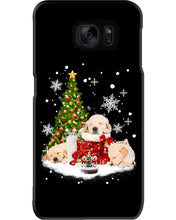 Load image into Gallery viewer, Funny Golden Retrievers Sleep In Red Boots Gift For Dog Lovers Phone case
