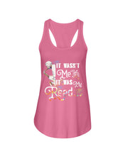 Load image into Gallery viewer, It Wasn't Me It Was My Reed Custom Design For Music Instrument  Lovers Ladies Flowy Tank
