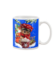 Load image into Gallery viewer, Yorkshire Terrier Loves Drinking Hot Latte Gift For Dog Lovers Mug
