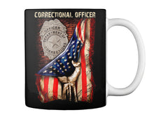 Load image into Gallery viewer, Correctional Officer America Flag  Special Custom Design Mug
