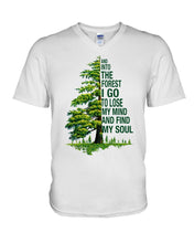Load image into Gallery viewer, Into The Forest I Go To Lose My Mind Find My Soul Guys V-Neck
