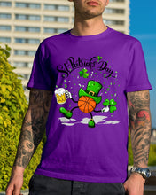 Load image into Gallery viewer, Basketball Saint Patrick's Day Gift For Basketball Lovers Guys Tee
