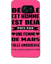 Load image into Gallery viewer, Désolé Cet Homme Est Déjà Pris Par Une Femme De Mars Birthday Gift Phone case
