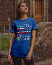 Load image into Gallery viewer, Weather Outside Frightful Sewing Let Us Sew Guys Tee
