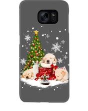 Load image into Gallery viewer, Funny Golden Retrievers Sleep In Red Boots Gift For Dog Lovers Phone case
