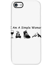 Load image into Gallery viewer, Simple Woman Loves Wine Camping Shoes And Climbing Phone case
