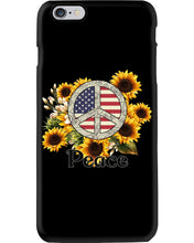 Load image into Gallery viewer, Peace Sign Sunflower Birthday Gift For Girls Phone case
