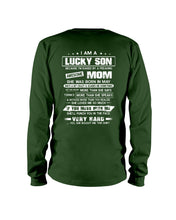 Load image into Gallery viewer, Gift For Lucky Son May Mom Loves Me So Much Unisex Long Sleeve
