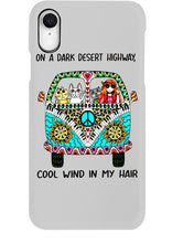 Load image into Gallery viewer, Cats Lovers Gifts - On A Dark Desert Highway Cool Wind In My Hair Phone case
