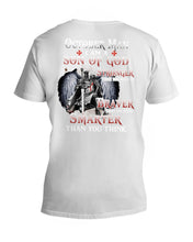 Load image into Gallery viewer, October Man Son Of God Birthday Meaningful Gift For Men Guys V-Neck
