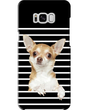 Load image into Gallery viewer, ln Chihuahua Horizontal Stripes Gift For Dog Lovers Phone case
