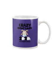 Load image into Gallery viewer, Crazy Goat Lady 2020 Quarantined Gift For Goat Lovers Mug

