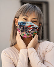 Load image into Gallery viewer, American Flag Sky Flower German Shepherd Gift For Dog Lovers Cloth Face Mask
