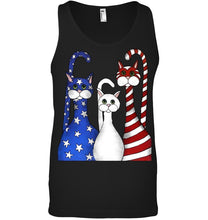 Load image into Gallery viewer, Cat Happy America  Independence's Day Special Custom Design Unisex Tank Top
