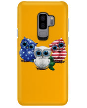Load image into Gallery viewer, Lovely Phone Case Three Owl With US Flag Gift For Owl Lovers Phone case
