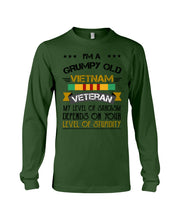 Load image into Gallery viewer, I'm A Grumpy Old Vietnam Veteran Special  Custom Design Unisex Long Sleeve

