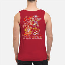 Load image into Gallery viewer, Once A Firefighter   Always A Firefighter   Special Custom Design Unisex Tank Top
