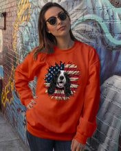 Load image into Gallery viewer, English Cocker Spaniel US Sunflower Gift For Dog Lovers Sweatshirt

