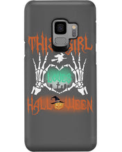 Load image into Gallery viewer, This Girl Loves Halloween Gift For Girls Phone case
