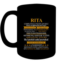 Load image into Gallery viewer, Rita Custom Name Gift A Warrior's Mentality With A Poet's Soul Mug
