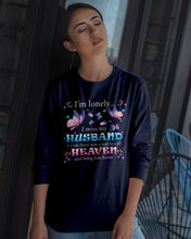 Load image into Gallery viewer, I'm Lonely I Miss My Husband Butterfly Gift For Lover Unisex Long Sleeve
