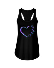 Load image into Gallery viewer, Love Butterflies Special Unique Custom Design Ladies Flowy Tank
