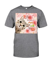 Load image into Gallery viewer, The Best Time Is Staying With You Roses With Cat Gift For Cat Lovers Guys Tee
