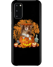 Load image into Gallery viewer, Chihuahua Book Pumpkin Halloween Gift For Dog Lovers Phone case
