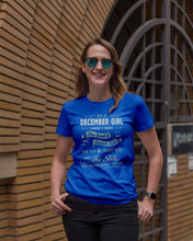Load image into Gallery viewer, December Girl I Have Three Sides Birthday Gift For Women Ladies Tee
