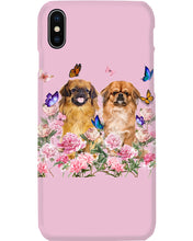 Load image into Gallery viewer, Pekingese With Peonies Gift For Dog Lovers Phone case
