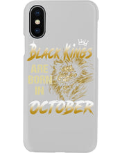 Load image into Gallery viewer, Black Kings Are Born In   October   Trending For Birthday Gift Phone case
