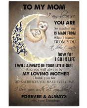 Load image into Gallery viewer, Daughter Gift For Mom I Love You With All My Heart Vertical Poster

